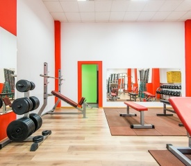 A one session in the gym (until 16:00)