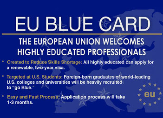 EU Blue Map