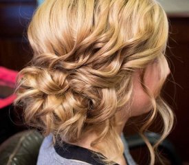 Evening hairstyles and styling